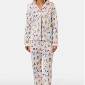 Roller Rabbit Birthday Bonanza Long Sleeve Polo Pajamas